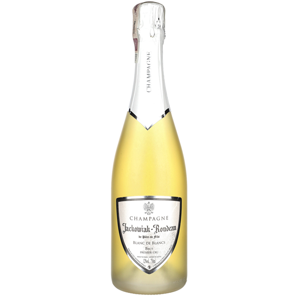 Butelka Champagne Jackowiak-Rondeau Cuvée Blanc de Blancs Brut 12% 0,75 l – francuskiego szampana z Chardonnay 100%.