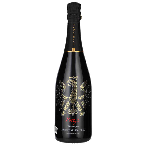 Butelka Champagne Jackowiak-Rondeau Cuvée Poezja Extra Dry 12% 0,75 l – francuskiego szampana z regionu Champagne.