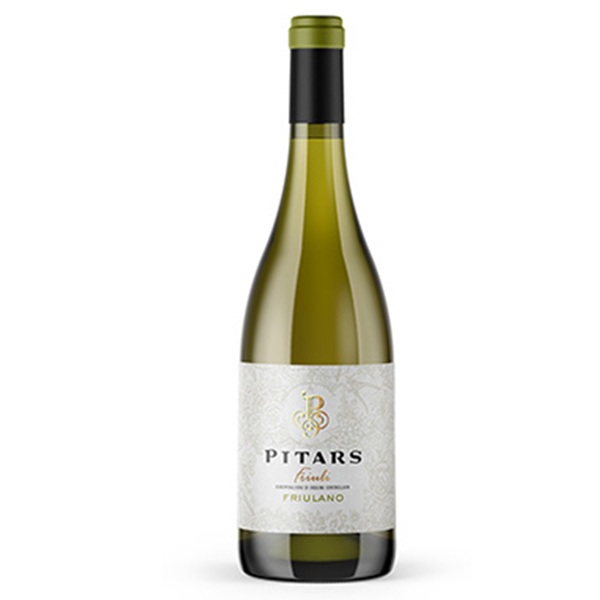 Butelka włoskiego białego wina Friulano DOC Friuli 750 ml ze szczepu Friulano, pochodzącego z regionu Friuli-Wenecja Julijska.