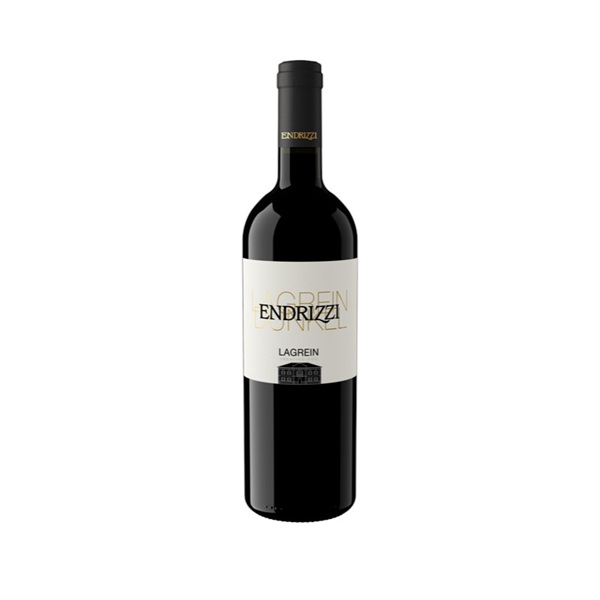 Butelka włoskiego czerwonego wina Lagrein Trentino DOC Endrizzi 750 ml ze szczepu Lagrein, pochodzącego z regionu Trentino-Alto Adige.