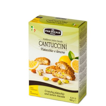 Ciasteczka Cantuccini pistacje i cytryna Pan Ducale 180 g