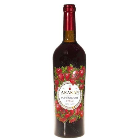 Arakan Pomegranate wino z granatów półsłodkie