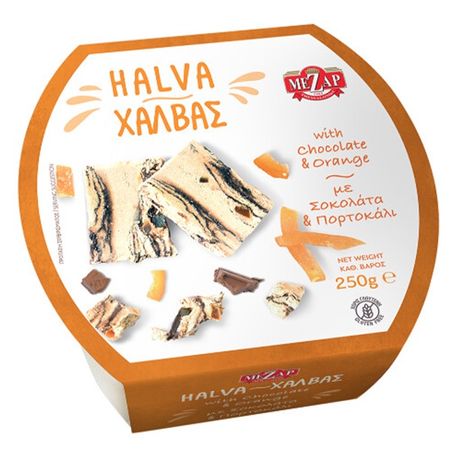 Chałwa z czekoladą i pomarańczą 250 g Mezap