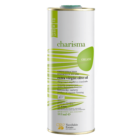 Charisma Organic Grecka Oliwa Extra Virgin 500 ml puszka