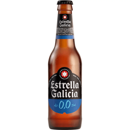 Piwo jasne bezalkoholowe Estrella Galicia alk. 0.0% obj. 330 ml