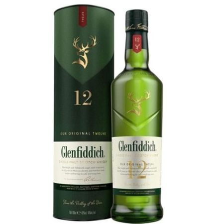 Glenfiddich 12 Year Old Single Malt 40 % 0,7 L + tuba