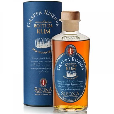 Grappa Botti Da Rum Distilleria Sibona 44% 500ml