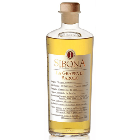 Grappa Di Barolo Graduata Distilleria Sibona 40% 500ml