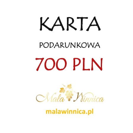 Karta Upominkowa 700