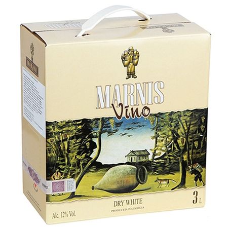 Marani Marnis Gvino White Dry – Bag‑in‑Box 3 L