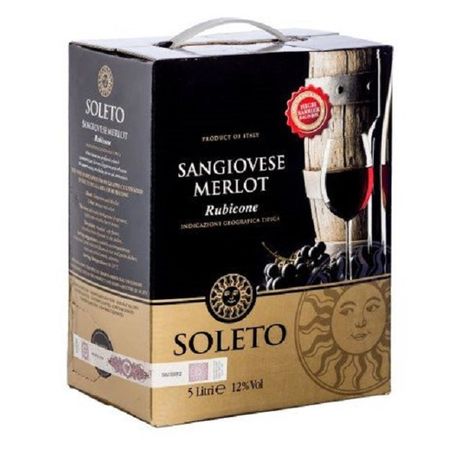 Cevico Soleto Sangiovese / Merlot Rubicone Bag in Box