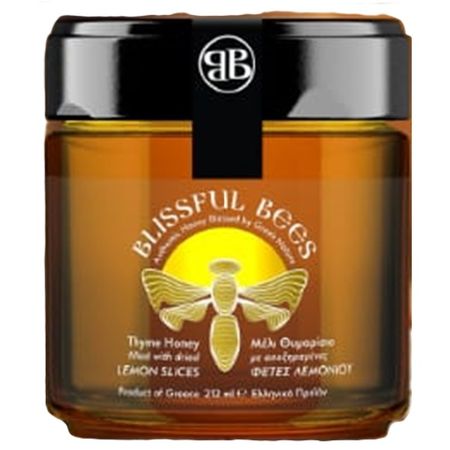 Miód grecki tymiankowy z plastrami cytryny z Krety 270g