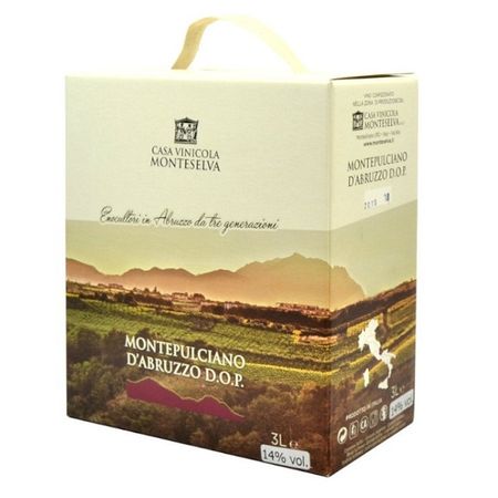 MONTEPULCIANO D`ABRUZZO DOP BAG IN BOX CZERWONE 3L