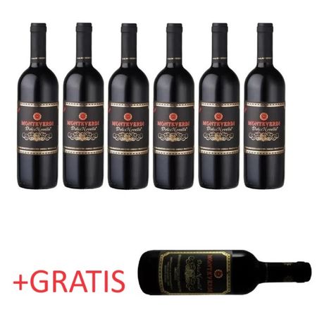 Dolce Novella Monteverdi Poziomkowe 6 butelek 750 ml + gratis 375 ml