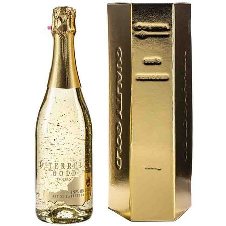 Österreich Gold 23 Karat Gold – wino musujące + Gift Box