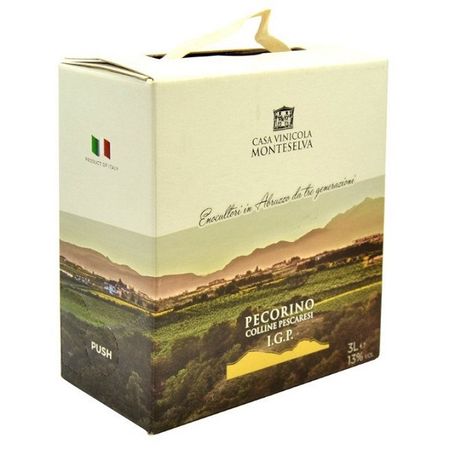 PECORINO COLLINE PESCARESI IGP BAG IN BOX BIAŁE 3L Monteselva