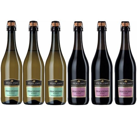 MIX FRAGOLINO ROSSO & BIANCO FRIZZANTE 6 BUTELEK
