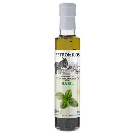 PETROMILOS Oliwa z oliwek extra virgin BAZYLIA 250 ml
