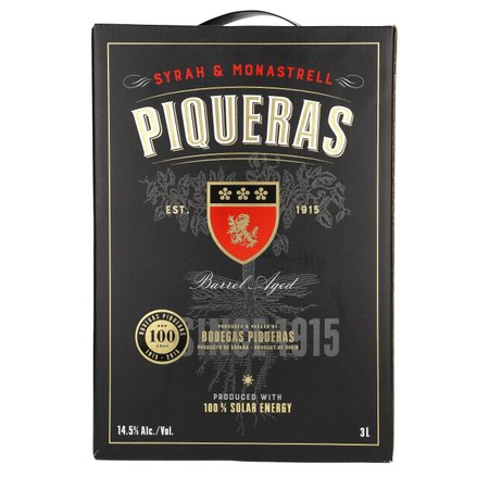 Piqueras Red 3 L BIB – Syrah & Monastrell