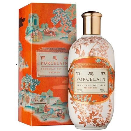 Gin Porcelain Mandarin Dry Gin 0,7L / 43%