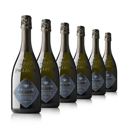 Follador Prosecco Rive di Col San Martino Superiore DOCG Brut Millesimato Nani dei Berti 6 Butelek Zestaw
