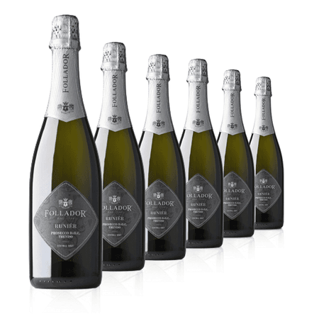 Follador Prosecco Treviso DOC Brut Valbon 6 Butelek Zestaw