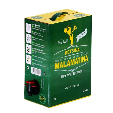 Retsina Malamatina White 3L