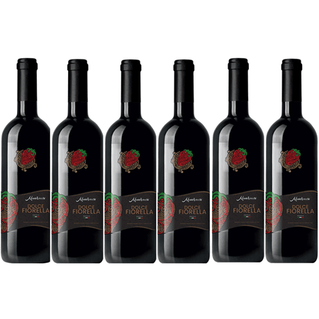 Wino Dolce Fiorella Rosso Poziomkowe 6 butelek 750 ml
