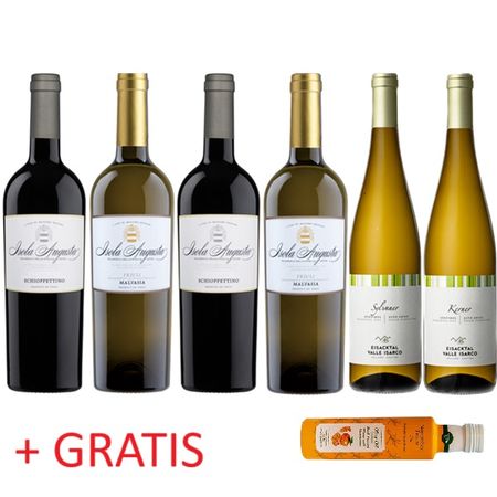 Zestaw Wiosenny 6 win włoskich + oliwa grecka mandarynkowa GRATIS