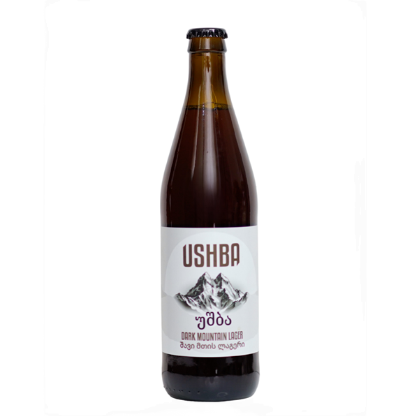 Ushba Dark Mountain Lager 4,8% 0,5L – gruzińskie ciemne piwo lager